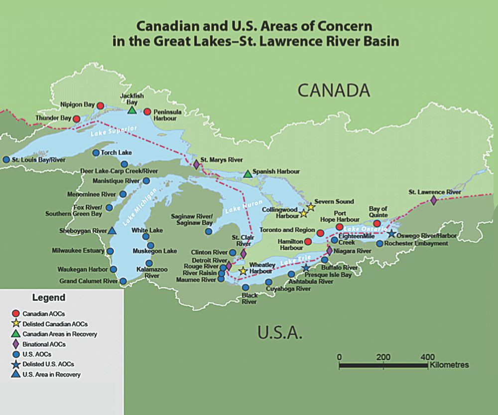 Canadian AOC Map